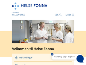 'helse-fonna.no' screenshot