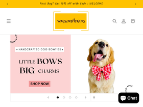 wags4whiskers.com homepage screenshot