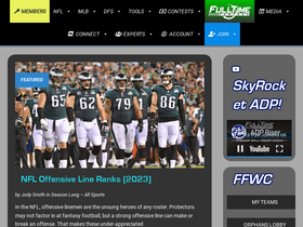 'fulltimefantasy.com' screenshot