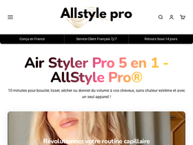 Allstyle Pro website screenshot