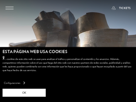 'guggenheim-bilbao.eus' screenshot