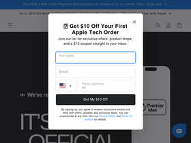 premiermaxstore.com homepage screenshot