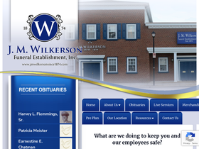 'jmwilkersonsince1874.com' screenshot