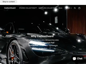 Stealthcarbonfiber homepage screenshot
