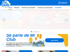 'miclublider.cl' screenshot