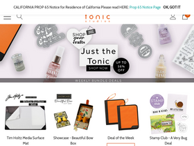 'tonic-studios.com' screenshot