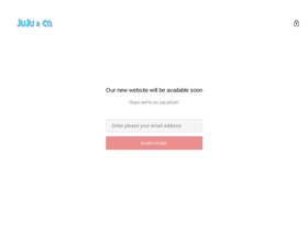 jujuco.store homepage screenshot