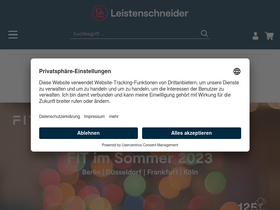 'foto-leistenschneider.de' screenshot