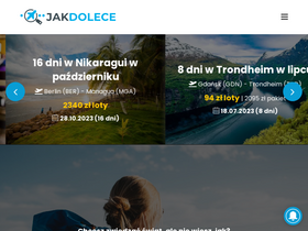 'jakdolece.pl' screenshot