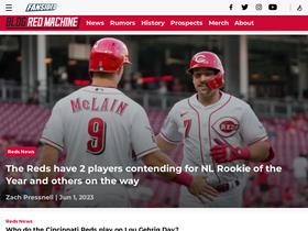 'blogredmachine.com' screenshot