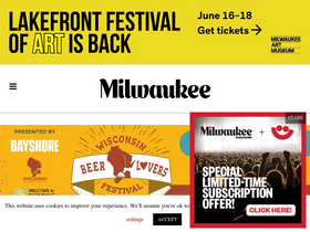 'milwaukeemag.com' screenshot
