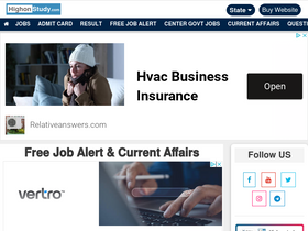 'highonstudy.com' screenshot