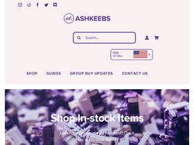 'ashkeebs.com' screenshot