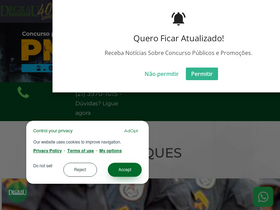 'degraucultural.com.br' screenshot