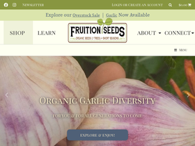 'fruitionseeds.com' screenshot