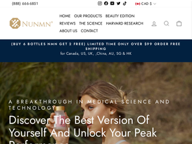 Nunmn homepage screenshot