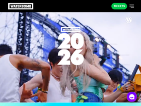 'waterbombfestival.com' screenshot