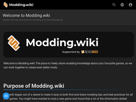'modding.wiki' screenshot