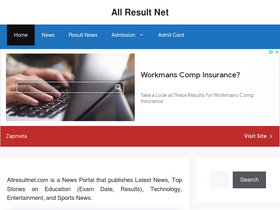 'allresultnet.com' screenshot