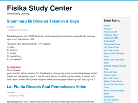 'fisikastudycenter.com' screenshot