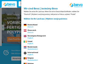 'bevo.com' screenshot