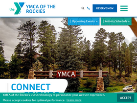 'ymcarockies.org' screenshot