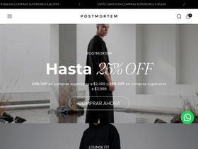 postmortem.shop homepage screenshot