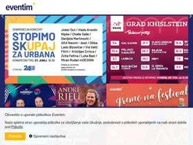 'eventim.si' screenshot