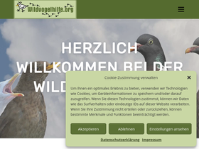 'wildvogelhilfe.org' screenshot