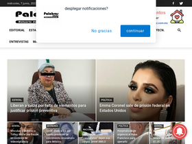 'palabrasclaras.mx' screenshot