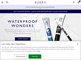'eyeko.com' screenshot