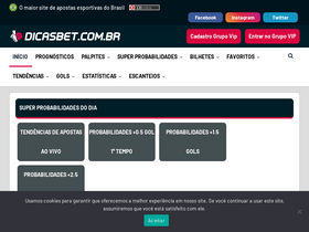 'dicasbet.com.br' screenshot
