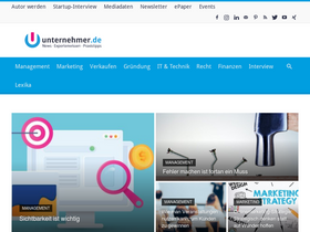 'unternehmer.de' screenshot