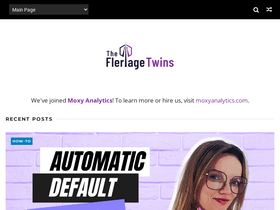 'flerlagetwins.com' screenshot