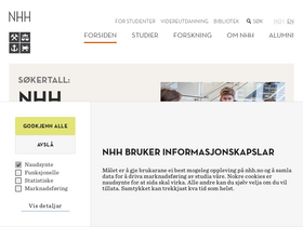 'nhh.no' screenshot