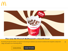 'mcdonalds.be' screenshot