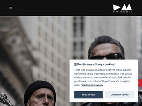 'depechemode.sk' screenshot