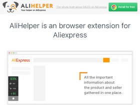 'alihelper.net' screenshot
