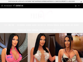 Posh By V homepage screenshot