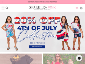 'sparkleinpink.com' screenshot