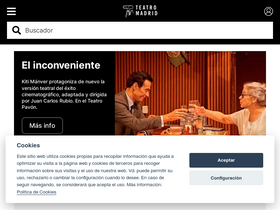 'teatromadrid.com' screenshot