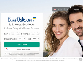 'eurodate.com' screenshot