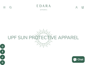 edaraapparel.com homepage screenshot