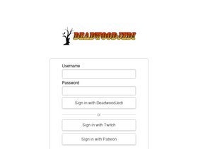 'deadwoodjedi.info' screenshot