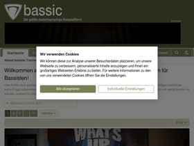 'bassic.de' screenshot