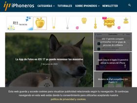 'iphoneros.com' screenshot