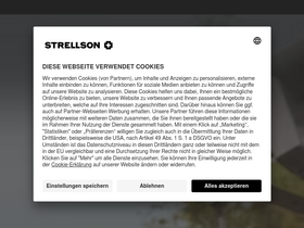 'strellson.com' screenshot