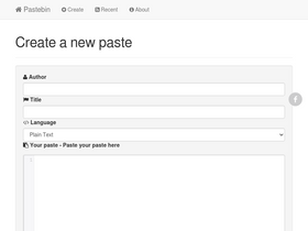'pastebin.pl' screenshot