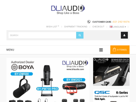 'bliaudio.com' screenshot