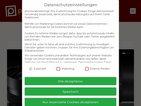 'photoscala.de' screenshot